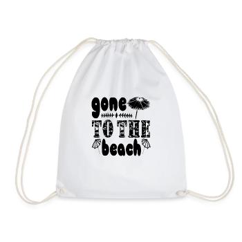 Allé à la plage - Sac de sport léger - blanc - Devant