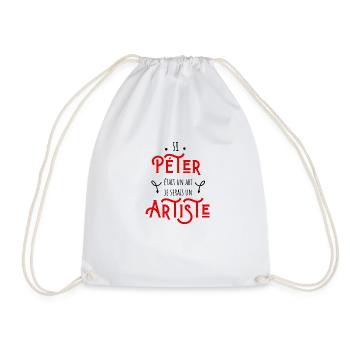 Si péter était un art je serais un artiste - Sac de sport léger - blanc - Devant