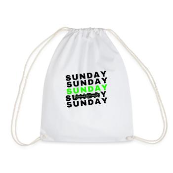 dimanche le jour le plus court - Sac de sport léger - blanc - Devant