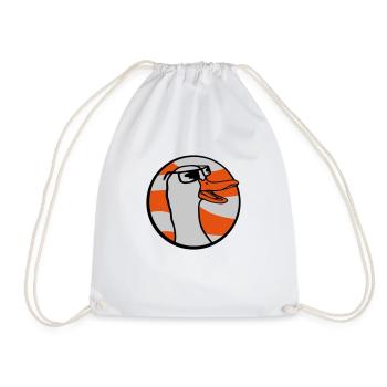 Circle Logo Lunettes de soleil Oie - Sac de sport léger - blanc - Devant