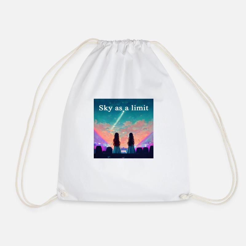 sky as a limit - Sac de sport léger - blanc