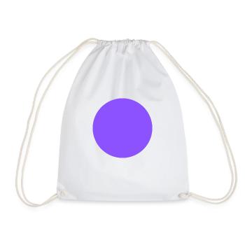 purple circle - Turnbeutel - Weiß - Vorne
