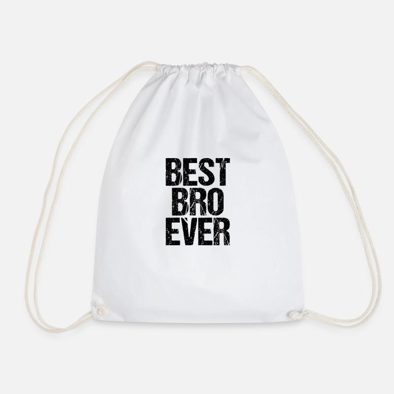 Best Bro Ever - Turnbeutel - Weiß