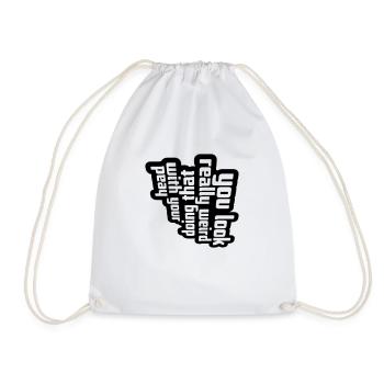 tu as l’air vraiment bizarre - Sac de sport léger - blanc - Devant
