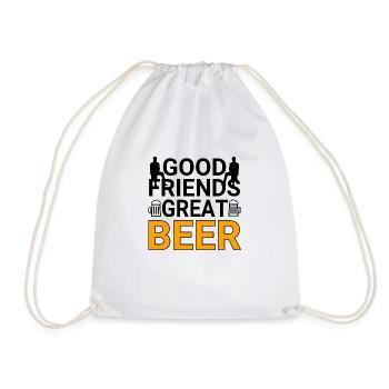 Beer - Drawstring Bag - white - Front