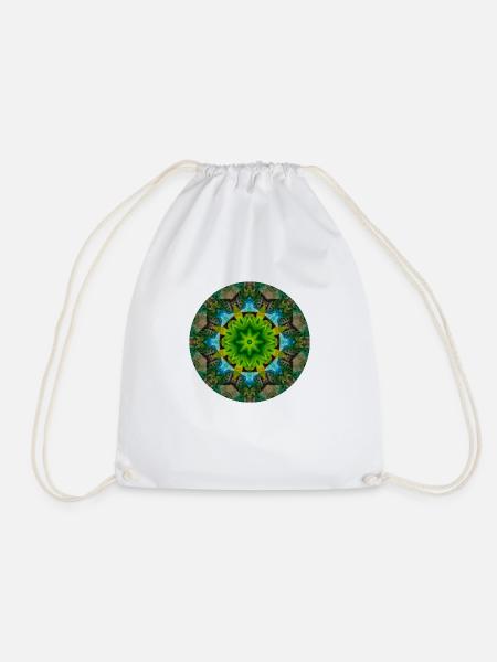 Mandala-Quantum 4 - Turnbeutel - Weiß