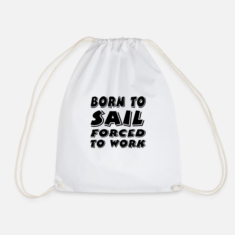Sail - Drawstring Bag - white