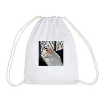 Die Katze - Turnbeutel - Weiß - Vorne