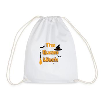 The Queen WITCH - Drawstring Bag - white - Front