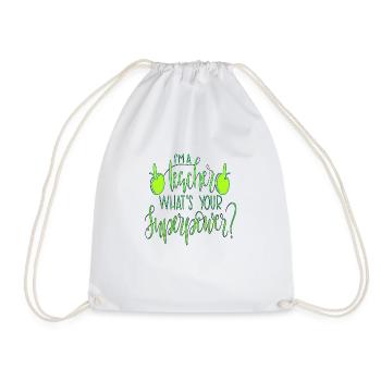 Student 2023 High School Student Teacher School Degree - Drawstring Bag - white - Front