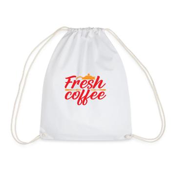 Café frais - Sac de sport léger - blanc - Devant