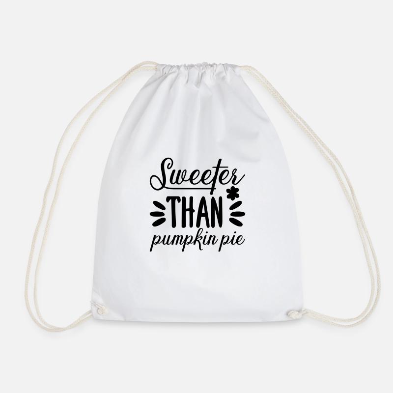 23 sweeter than pumpkin pie - Drawstring Bag - white