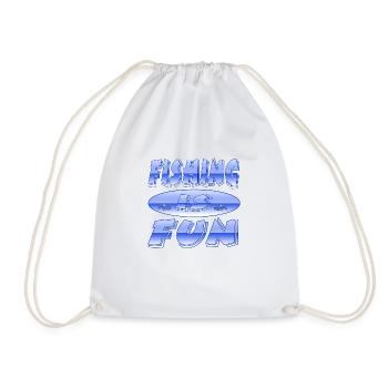 Pêche - Sac de sport léger - blanc - Devant