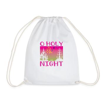 O Holy Night - Turnbeutel - Weiß - Vorne