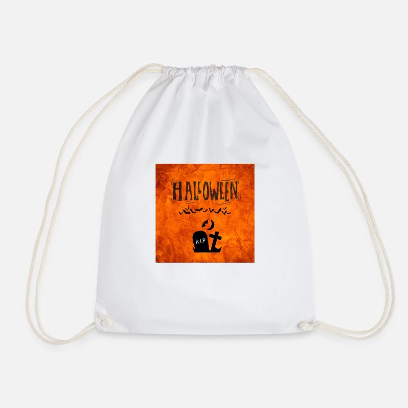Halloween eerily beautiful - Drawstring Bag - white