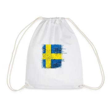 Schweden Schweden Wikinger Norden Skandinavien Mittsommer - Turnbeutel - Weiß - Vorne