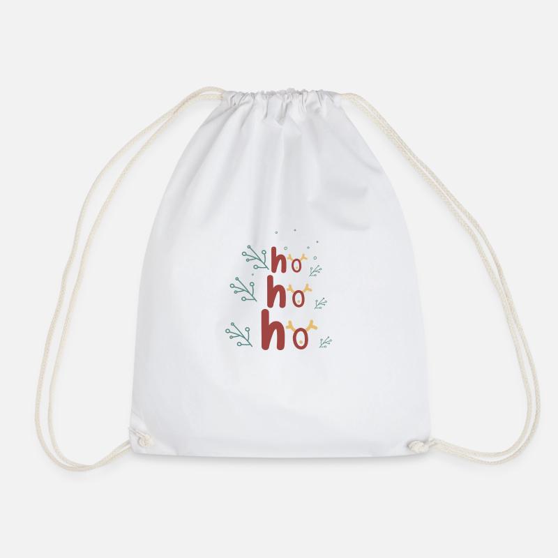 Christmas - Drawstring Bag - white