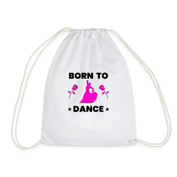 Dance - Drawstring Bag - white - Front