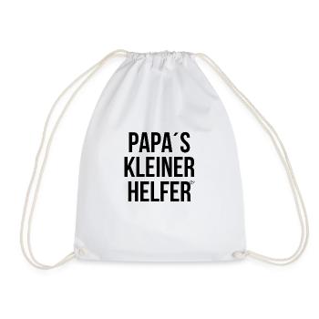 Papas kleiner Helfer - Turnbeutel - Weiß - Vorne