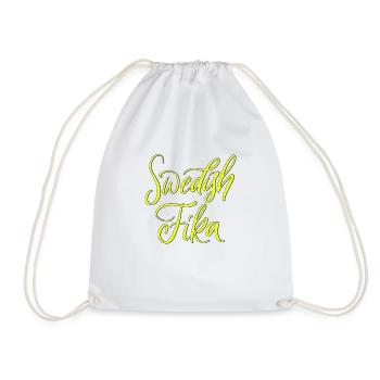 Sweden Sverige Viking Norden Scandinavia - Drawstring Bag - white - Front