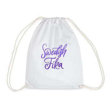 Suède Sverige Viking Norden Scandinavie - Sac de sport léger - blanc - Devant