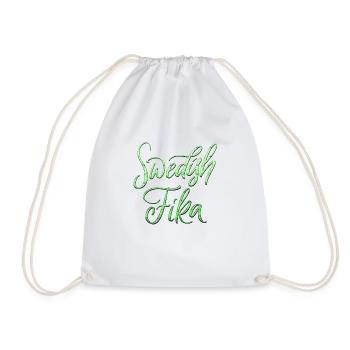 Sweden Sverige Viking Norden Scandinavia - Drawstring Bag - white - Front