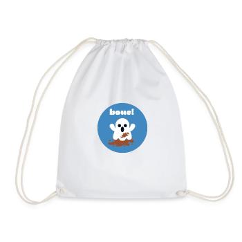 fantôme - Sac de sport léger - blanc - Devant