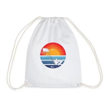 Windsurfer Kitesurfer Windsurfer Surfing Cadeau - Sac de sport léger - blanc - Devant