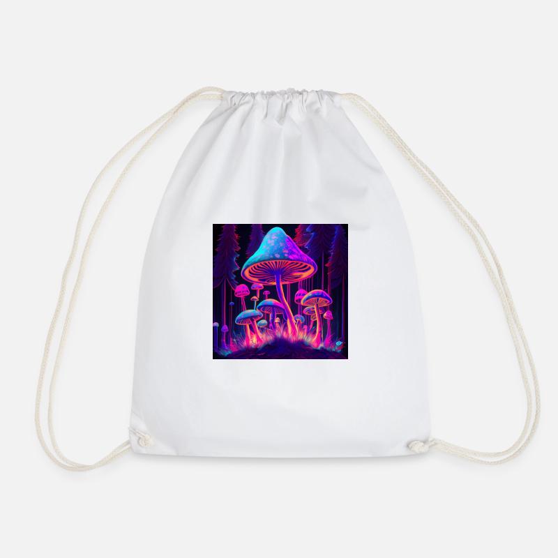 Pilz6 - Turnbeutel - Weiß