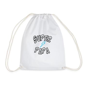 Super Papa - Turnbeutel - Weiß - Vorne