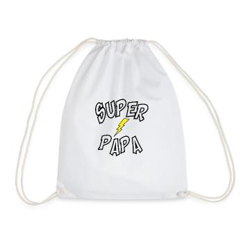 Super Papa - Turnbeutel - Weiß - Vorne
