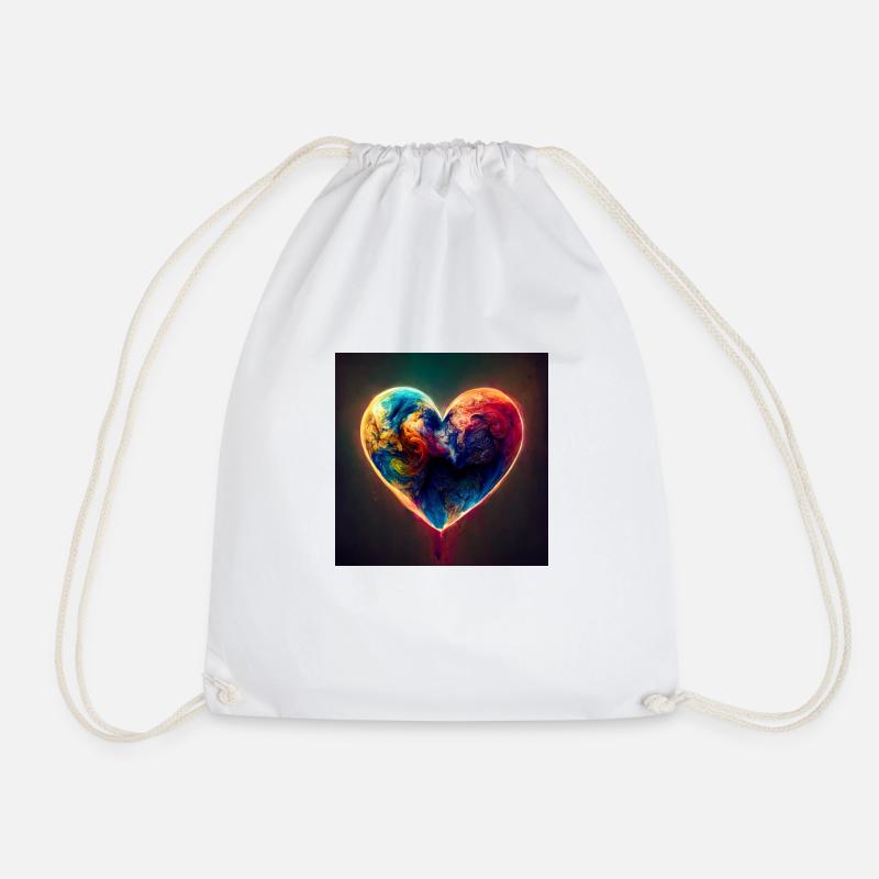 Love our Earth - Turnbeutel - Weiß