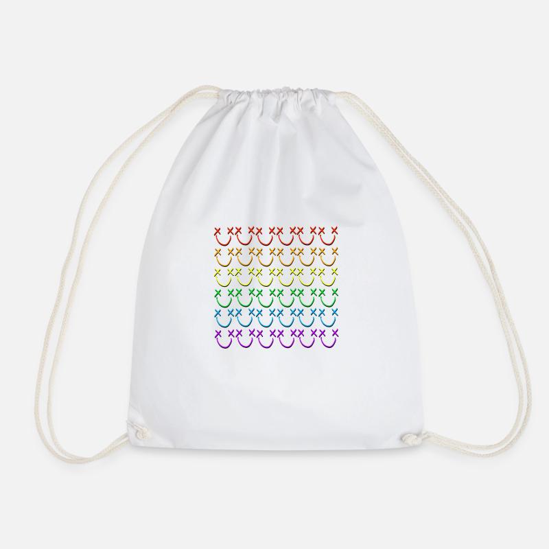 Louismiley Rainbow - Turnbeutel - Weiß