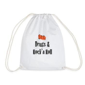 only Rock'n Roll - Turnbeutel - Weiß - Vorne