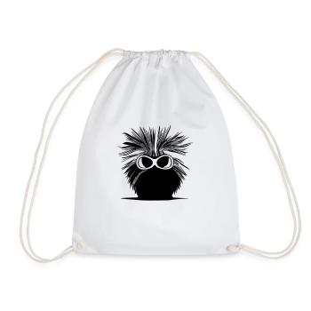 Porcupine Lunettes de soleil Mignons animaux Vecteur 11 - Sac de sport léger - blanc - Devant