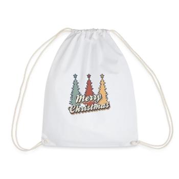 Merry Christmas - Drawstring Bag - white - Front