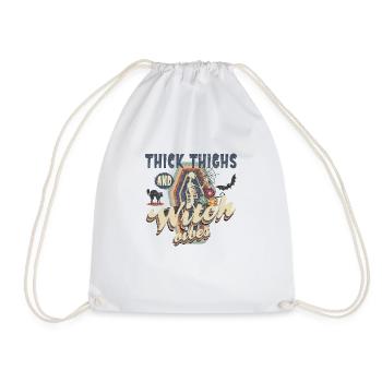 Vibrations de sorcières - Sac de sport léger - blanc - Devant