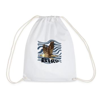 Oiseau - Sac de sport léger - blanc - Devant