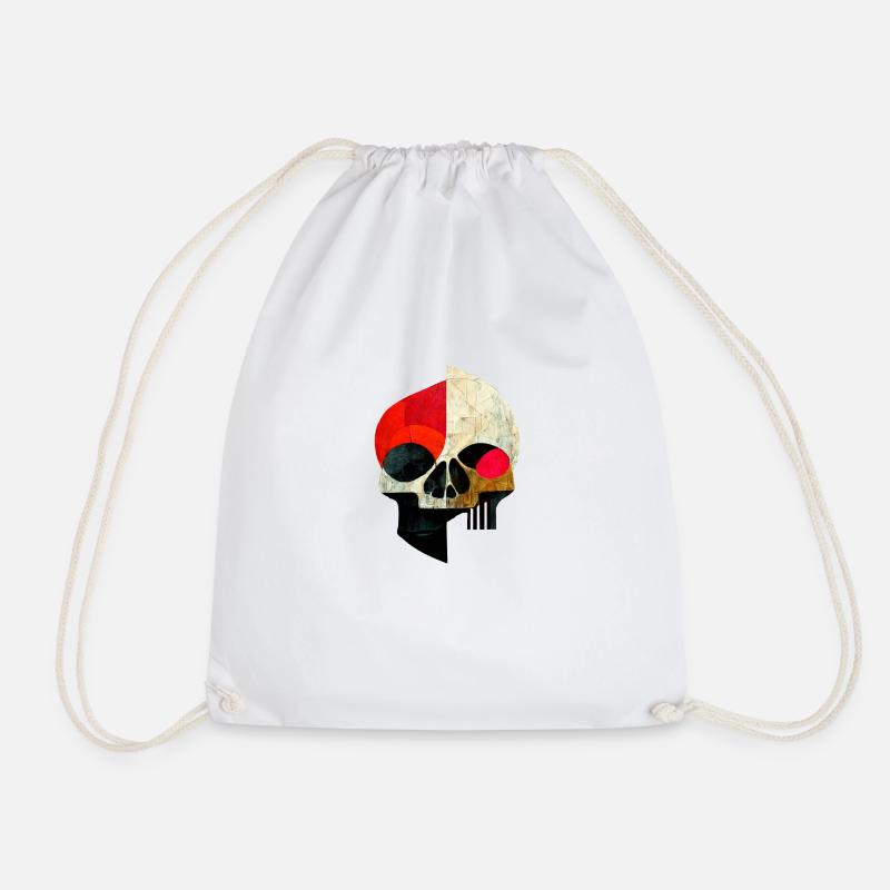 skull - Sac de sport léger - blanc
