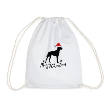 Joyeux Noël Grand Dague - Sac de sport léger - blanc - Devant
