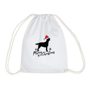 Joyeux Noël Labrador - Sac de sport léger - blanc - Devant