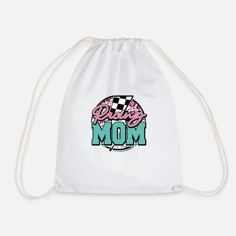 Racing Mama - Turnbeutel - Weiß