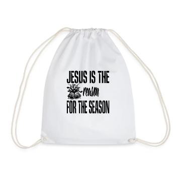 Jesus is the reason for the Season - Turnbeutel - Weiß - Vorne