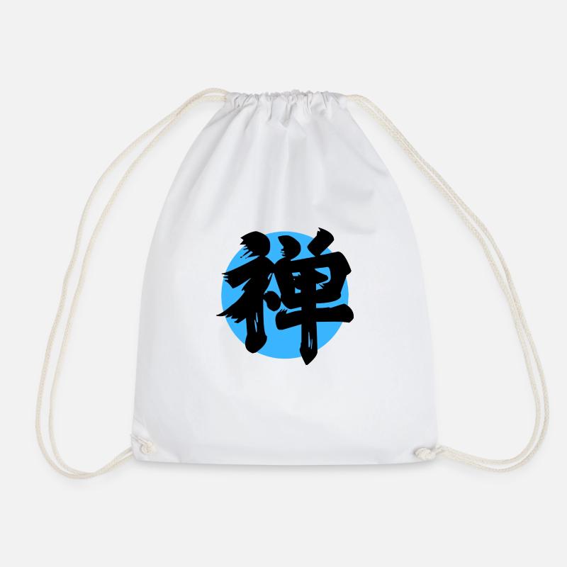 Zen Kanji Celestial - Turnbeutel - Weiß