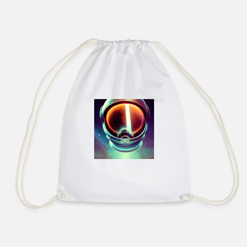 Heroes of Space - Drawstring Bag - white