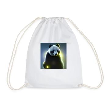 A panda for every heart - Drawstring Bag - white - Front