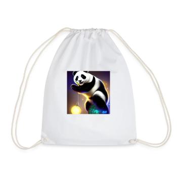 Un panda pour tous les cœurs - Sac de sport léger - blanc - Devant
