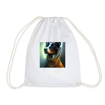 Le chien de l’univers - Sac de sport léger - blanc - Devant