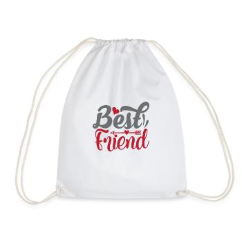 Best Friend - Turnbeutel - Weiß - Vorne