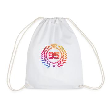95 Couronne numérique - Sac de sport léger - blanc - Devant